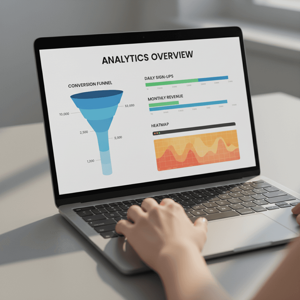 Conversion audit analytics dashboard